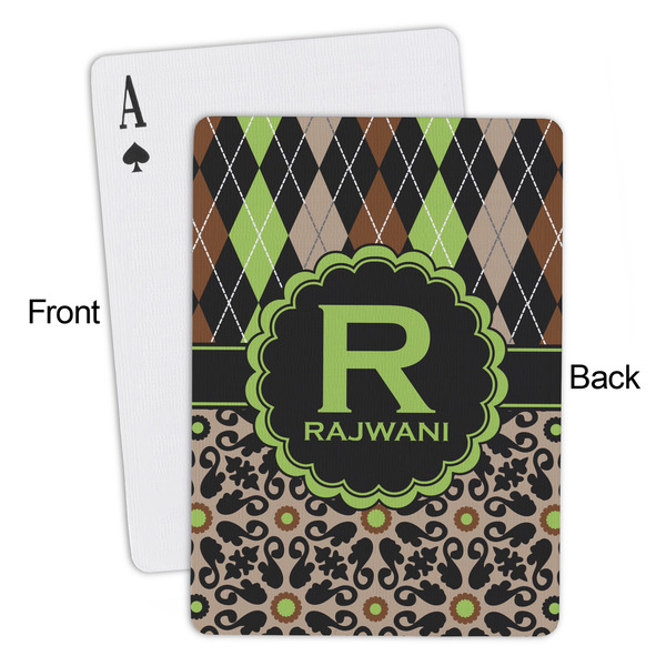 Argyle & Moroccan Mosaic Playing Cards - Approval