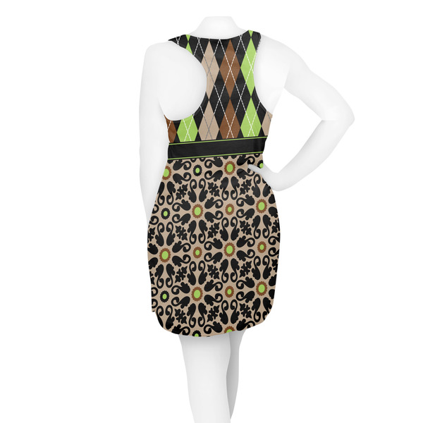 Argyle & Moroccan Mosaic Racerback Dress - On Model - Back