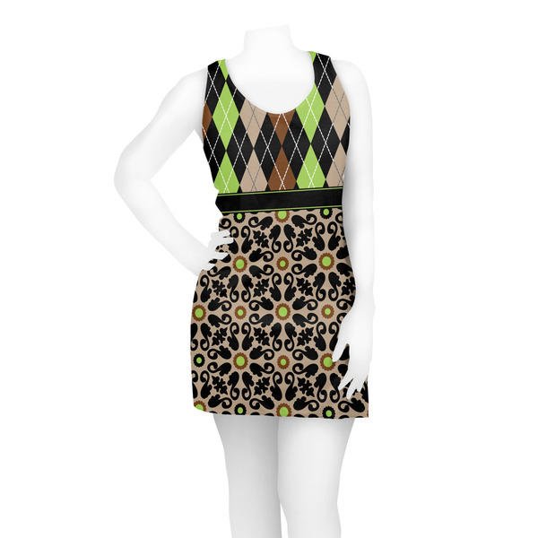Argyle & Moroccan Mosaic Racerback Dress - On Model - Front