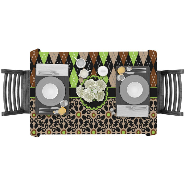 Argyle & Moroccan Mosaic Rectangular Tablecloths - LIFESTYLE