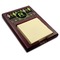 Argyle & Moroccan Mosaic Red Mahogany Sticky Note Holder (Personalized)