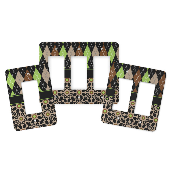 Argyle & Moroccan Mosaic Rocker Light Switch Covers - Parent - ALL VARIATIONS
