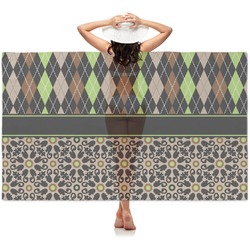 Argyle & Moroccan Mosaic Sheer Sarong