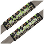 Argyle & Moroccan Mosaic Seat Belt Covers (Set of 2) (Personalized)