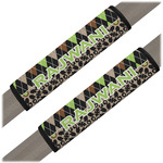 Argyle & Moroccan Mosaic Seat Belt Covers (Set of 2) (Personalized)