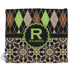 Argyle & Moroccan Mosaic Security Blankets - Double Sided (Personalized)