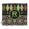 Argyle & Moroccan Mosaic Security Blanket - Front View