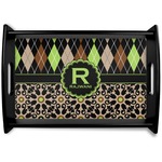 Argyle & Moroccan Mosaic Wooden Tray (Personalized)