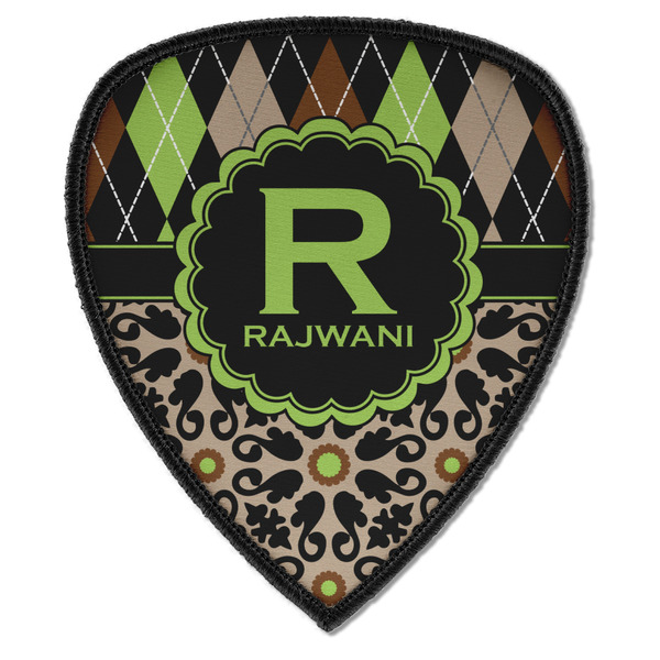 Argyle & Moroccan Mosaic Shield Patch