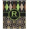 Argyle & Moroccan Mosaic Extra Long Shower Curtain - 70"x84" (Personalized)