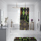 Argyle & Moroccan Mosaic Shower Curtain - Custom Size