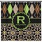 Argyle & Moroccan Mosaic Shower Curtain (Personalized) (Non-Approval)