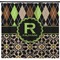 Argyle & Moroccan Mosaic Shower Curtain - Custom Size (Personalized)