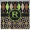 Argyle & Moroccan Mosaic Shower Curtain - 71" x 74" (Personalized)