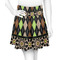 Argyle & Moroccan Mosaic Skater Skirt - X Large