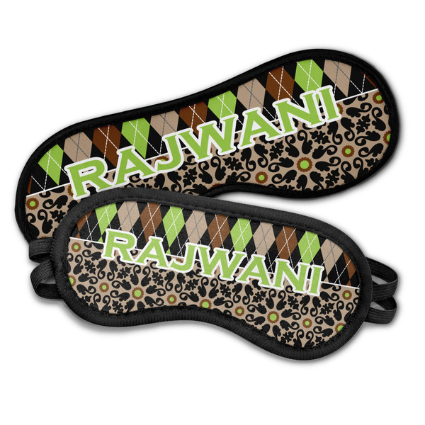 Argyle & Moroccan Mosaic Sleeping Eye Masks - PARENT