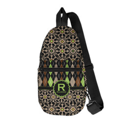 Argyle & Moroccan Mosaic Sling Bag (Personalized)