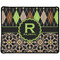 Argyle & Moroccan Mosaic Large Gaming Mouse Pad - 12.5" x 10" (Personalized)