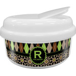 Argyle & Moroccan Mosaic Snack Container (Personalized)