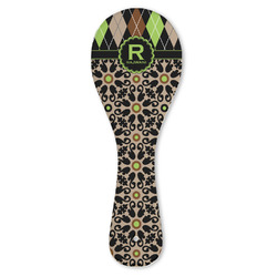 Argyle & Moroccan Mosaic Ceramic Spoon Rest (Personalized)