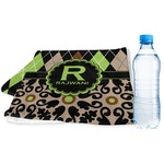 Argyle & Moroccan Mosaic Sports & Fitness Towel (Personalized)