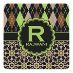 Argyle & Moroccan Mosaic Square Decal (Personalized)