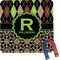 Argyle & Moroccan Mosaic Square Fridge Magnet (Personalized)