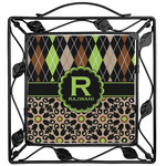 Argyle & Moroccan Mosaic Square Trivet (Personalized)