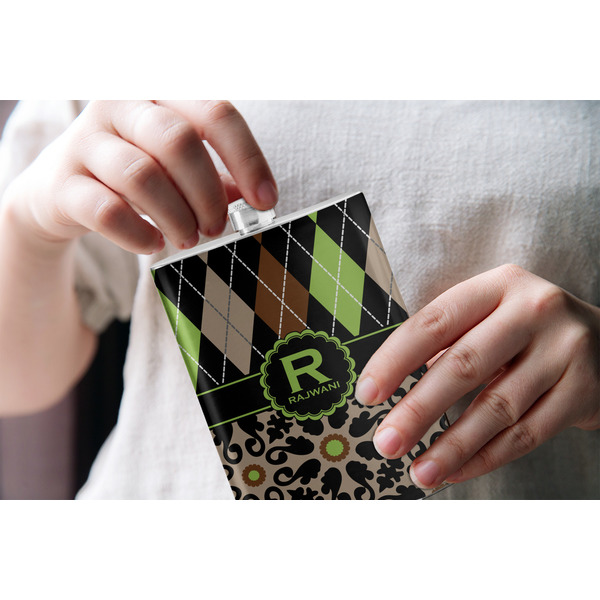 Argyle & Moroccan Mosaic Stainless Steel Flask - LIFESTYLE 1