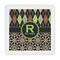 Argyle & Moroccan Mosaic Decorative Paper Napkins (Personalized)
