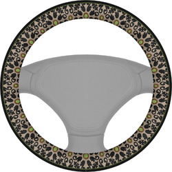 Argyle & Moroccan Mosaic Steering Wheel Cover (Personalized)