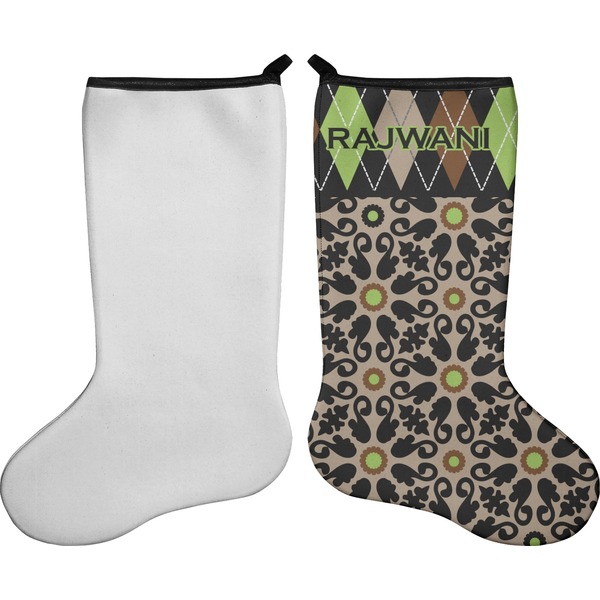 Argyle & Moroccan Mosaic Stocking - Single-Sided - Approval