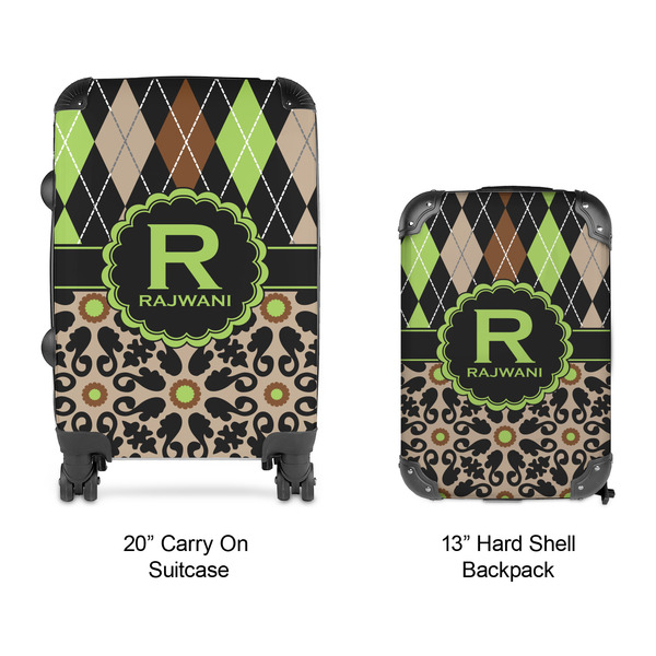 Argyle & Moroccan Mosaic Suitcase Set 4 - APPROVAL