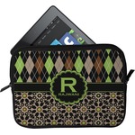 Argyle & Moroccan Mosaic Tablet Case / Sleeve (Personalized)