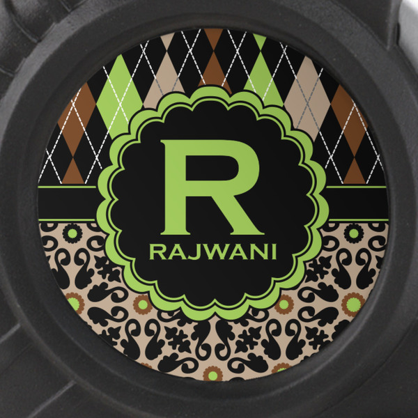 Argyle & Moroccan Mosaic Tape Measure - 25ft - detail