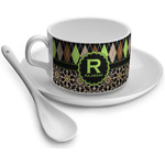 Argyle & Moroccan Mosaic Tea Cup - Single (Personalized)