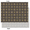 Argyle & Moroccan Mosaic Tissue Paper - Lightweight - Large - Front & Back