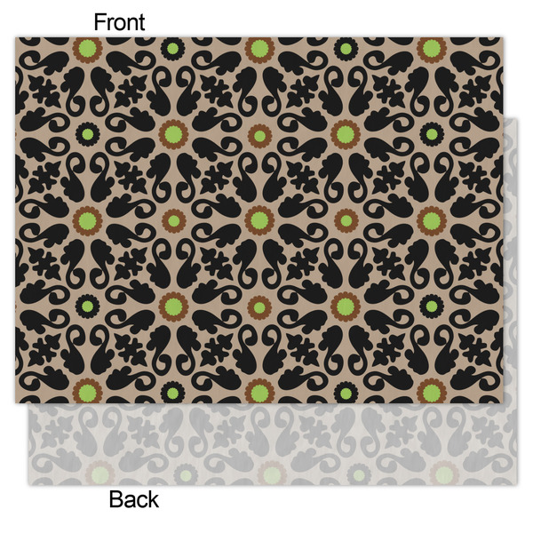 Argyle & Moroccan Mosaic Tissue Paper - Lightweight - Medium - Front & Back