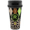 Argyle & Moroccan Mosaic Acrylic Travel Mug without Handle (Personalized)