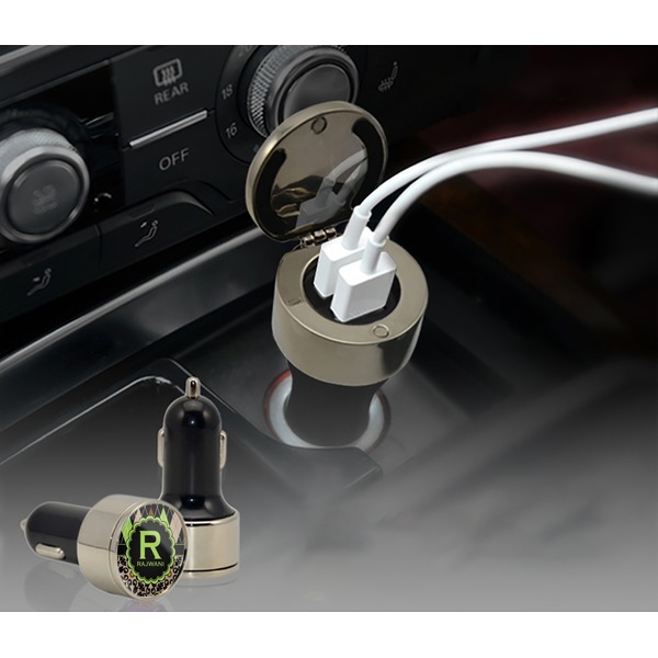 Argyle & Moroccan Mosaic USB Car Charger - in cigarette plug