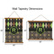 Argyle & Moroccan Mosaic Wall Hanging Tapestries - Parent/Sizing