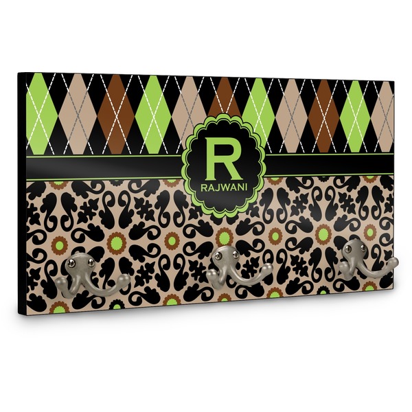 Argyle & Moroccan Mosaic Coat Hanger Main