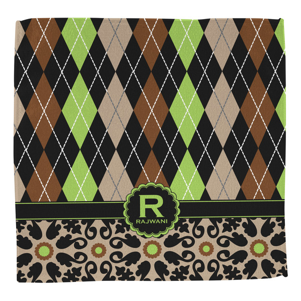 Argyle & Moroccan Mosaic Washcloth - Front - No Soap