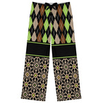 Argyle & Moroccan Mosaic Womens Pajama Pants - S