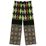 Argyle & Moroccan Mosaic Womens Pajama Pants - XL