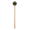 Argyle & Moroccan Mosaic Wooden 6" Stir Stick - Round - Single Stick