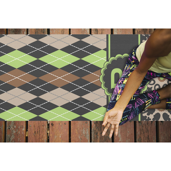 Argyle & Moroccan Mosaic Yoga Mats - LIFESTYLE