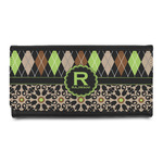 Argyle & Moroccan Mosaic Leatherette Ladies Wallet (Personalized)
