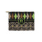 Argyle & Moroccan Mosaic Zipper Pouch Small (Front)