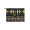 Argyle & Moroccan Mosaic Zipper Pouch - Small - 8.5"x6" (Personalized)